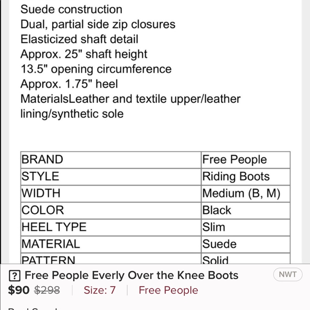 Free People Everly Boot - Picture 6 of 6